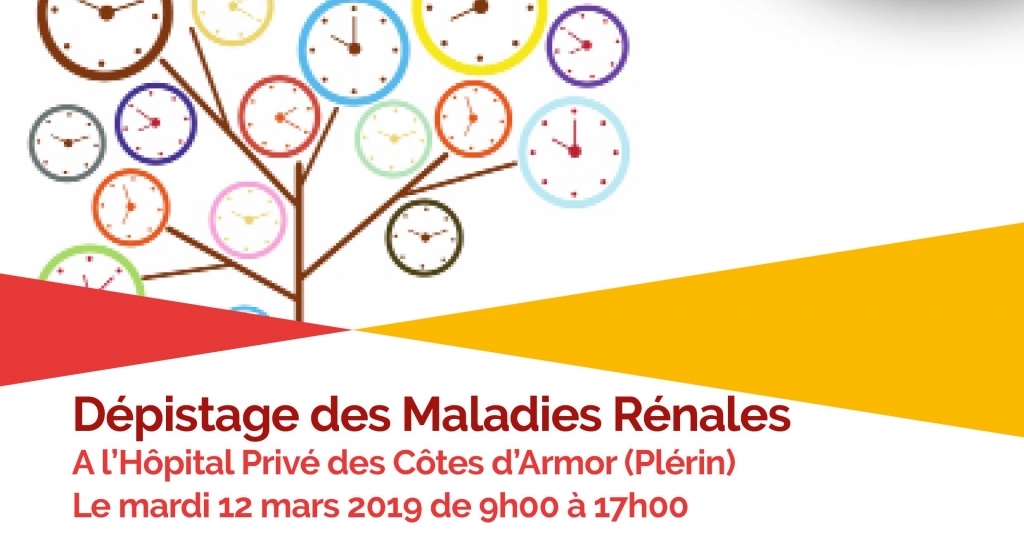 Dépistage et prévention de l'insuffisance rénale 2019, test gratuit, Hôpital privé des Côtes d'Armor, Plérin